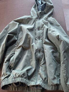 Zara Youth Hooded Windbreaker - Olive